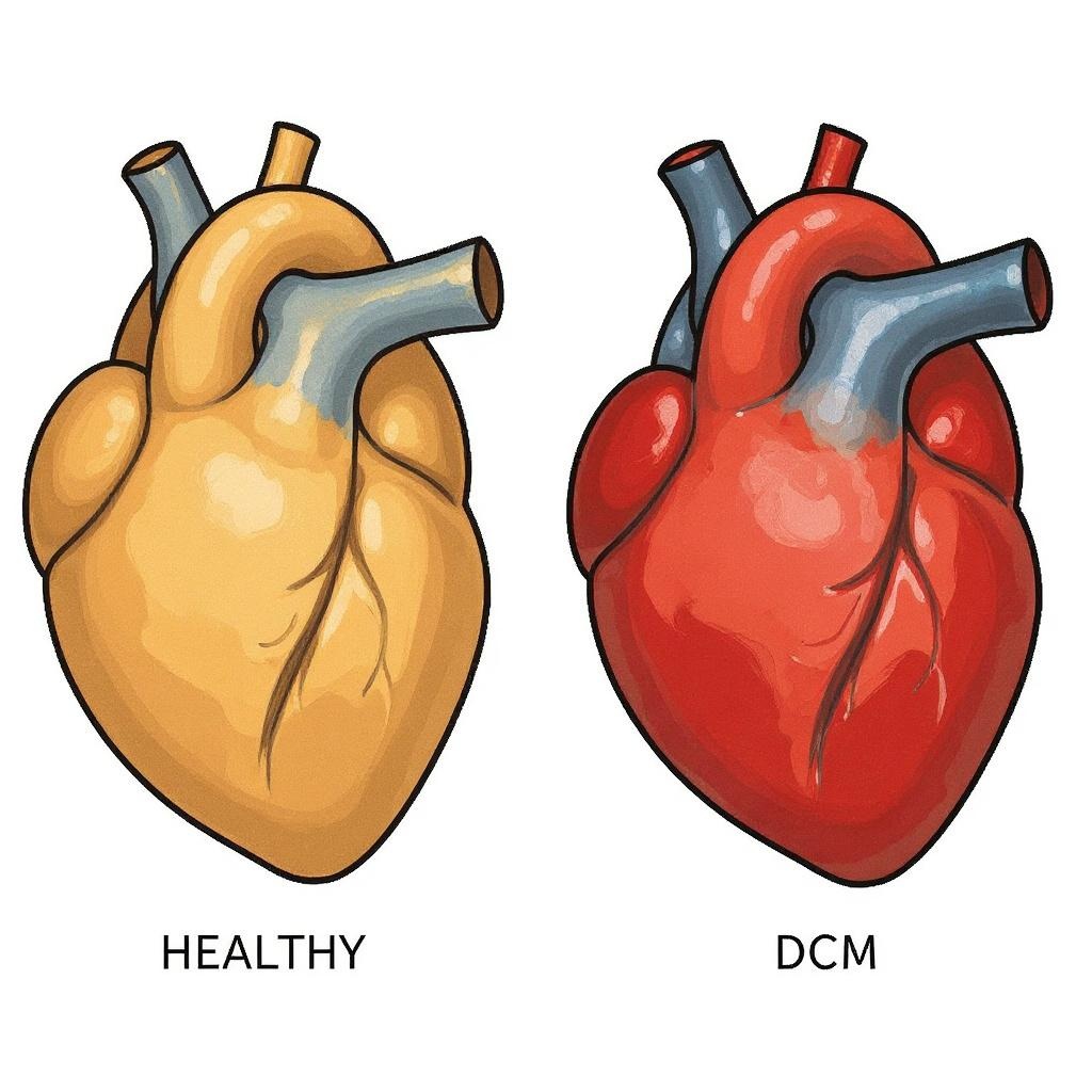 Grain free dog food ingredients analysis showing peas and lentils linked to dilated cardiomyopathy DCM heart disease in dogs during FDA investigation
